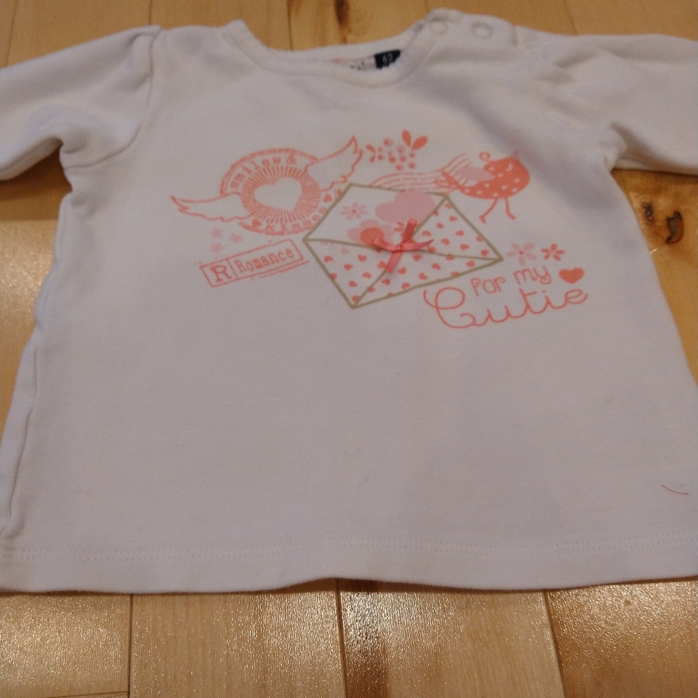 3/20$ 3-6m blue seven long sleeve t-shirt